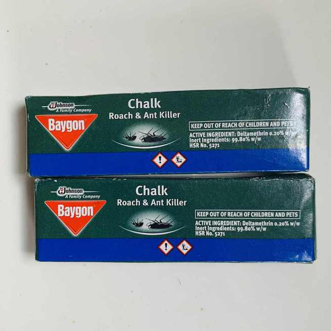 Baygon Chalk Roach & Ant Killer 15g (2 Chalks) BUY 1 TAKE 1 (Dented ...