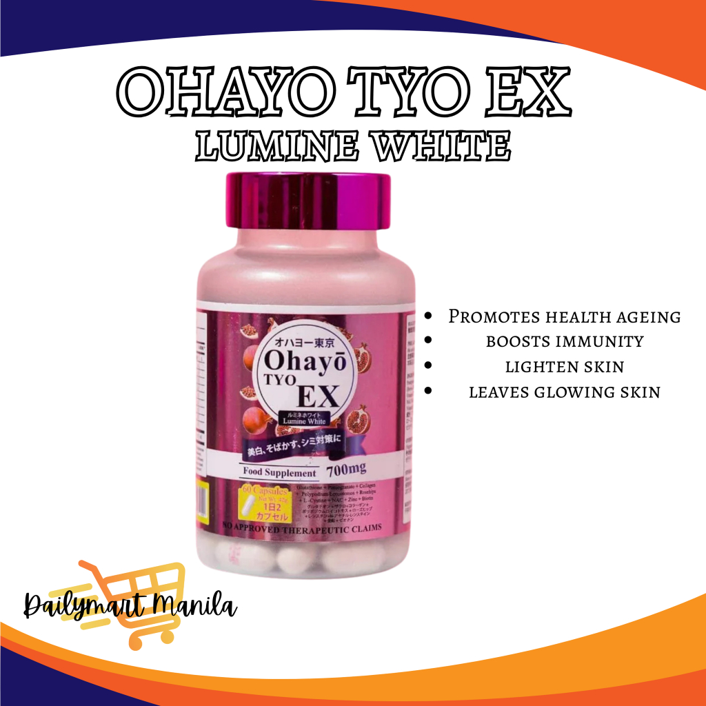 OHAYO TYO TOKYO EX LUMINE WHITE GLUTATHIONE