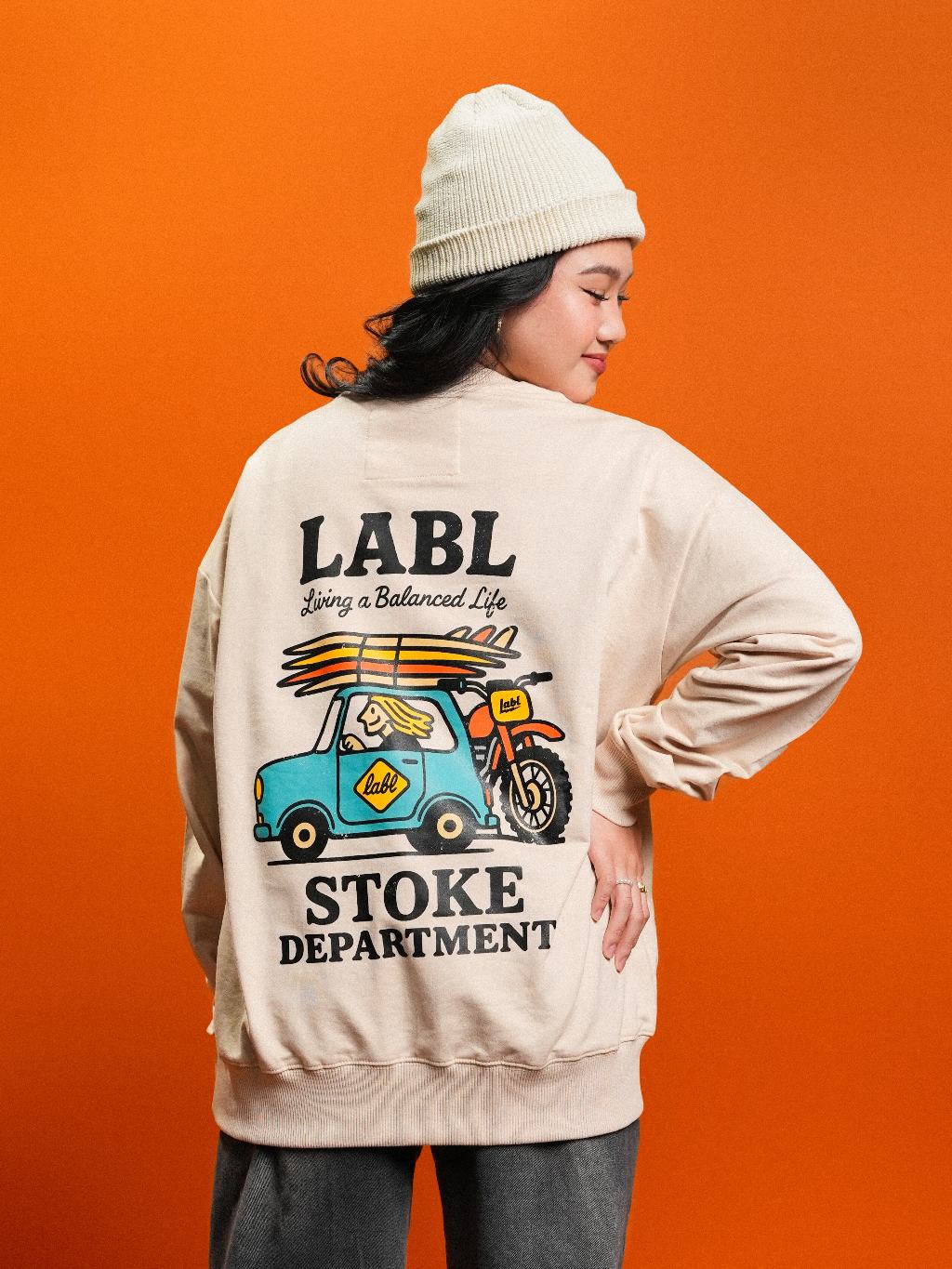 LABL Authentic Stoke Department Sweatshirt | Shopee Philippines