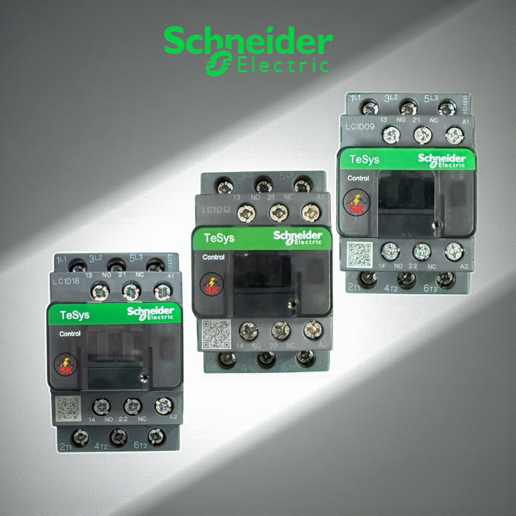 SCHNEIDER LC1-D09 | LC1-D12 | LC1-D18 | Magnetic Contactor | Shopee ...