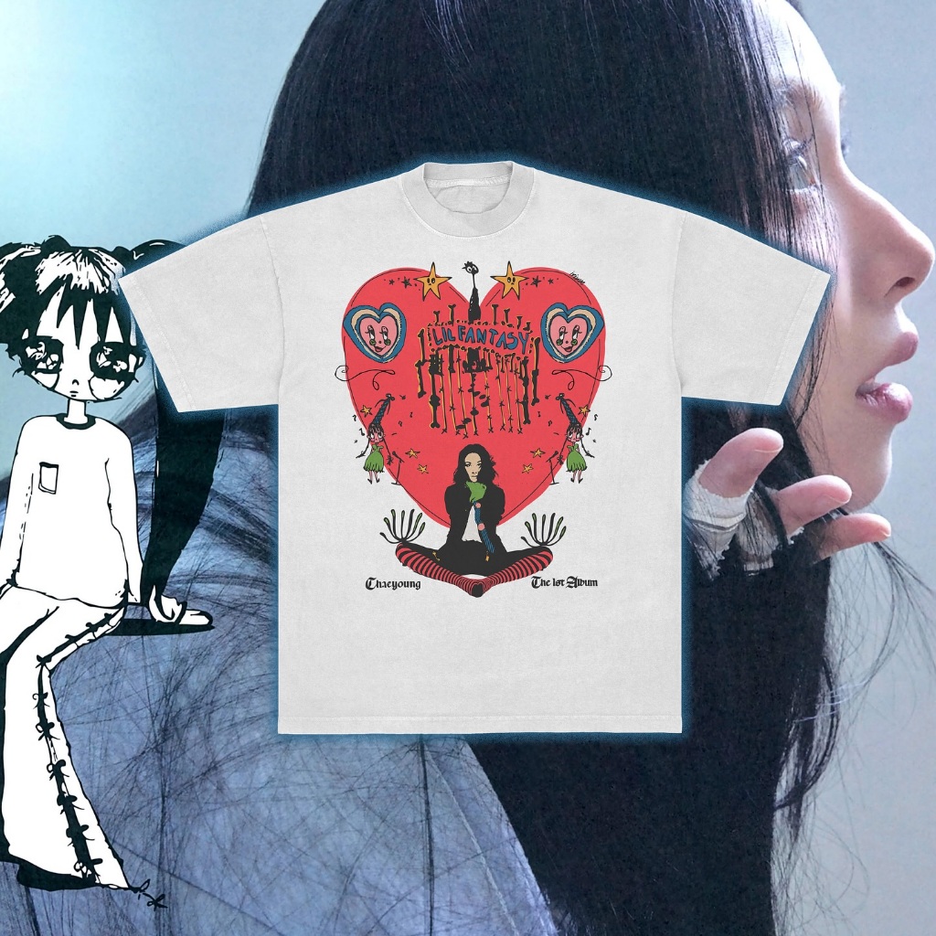 Chaeyoung LIL FANTASY vol.1 TWICE Members KPOP Print Tshirt Crew