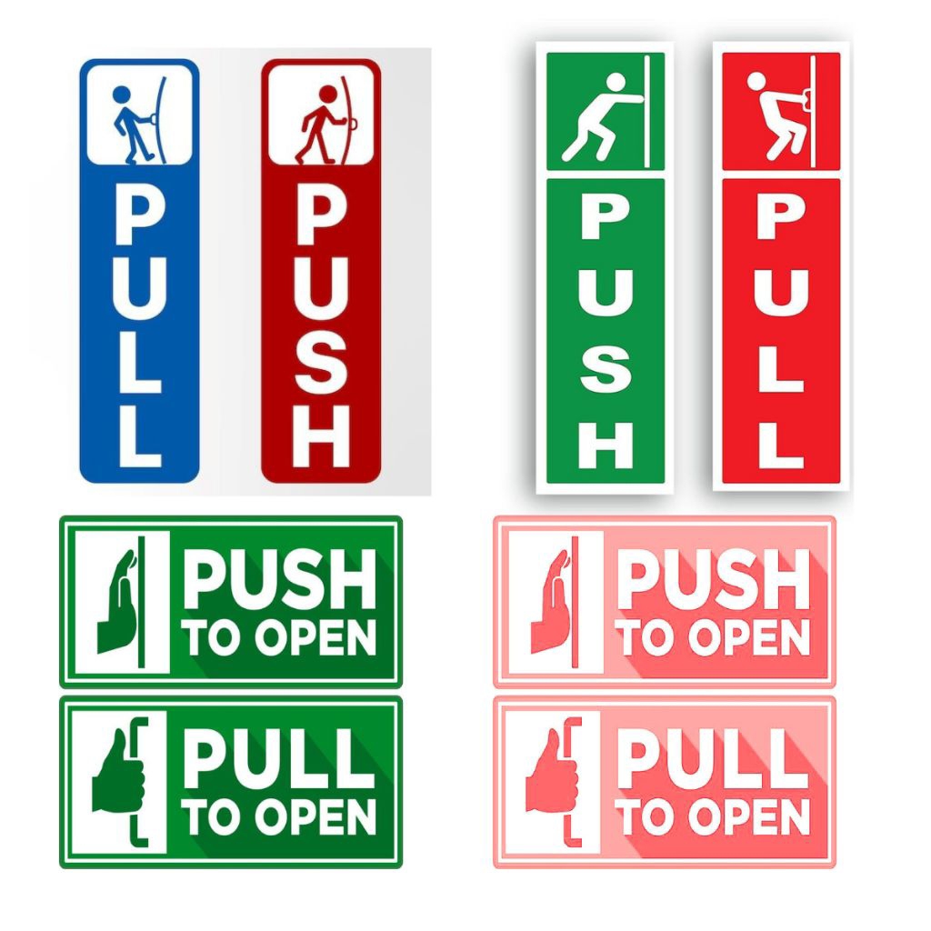 Shop pull and push signage for Sale on Shopee Philippines