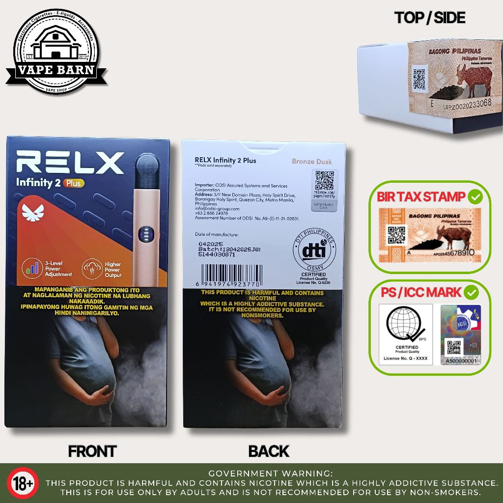 RELX Infinity 2 Plus [Closed Pod Device] | Shopee Philippines