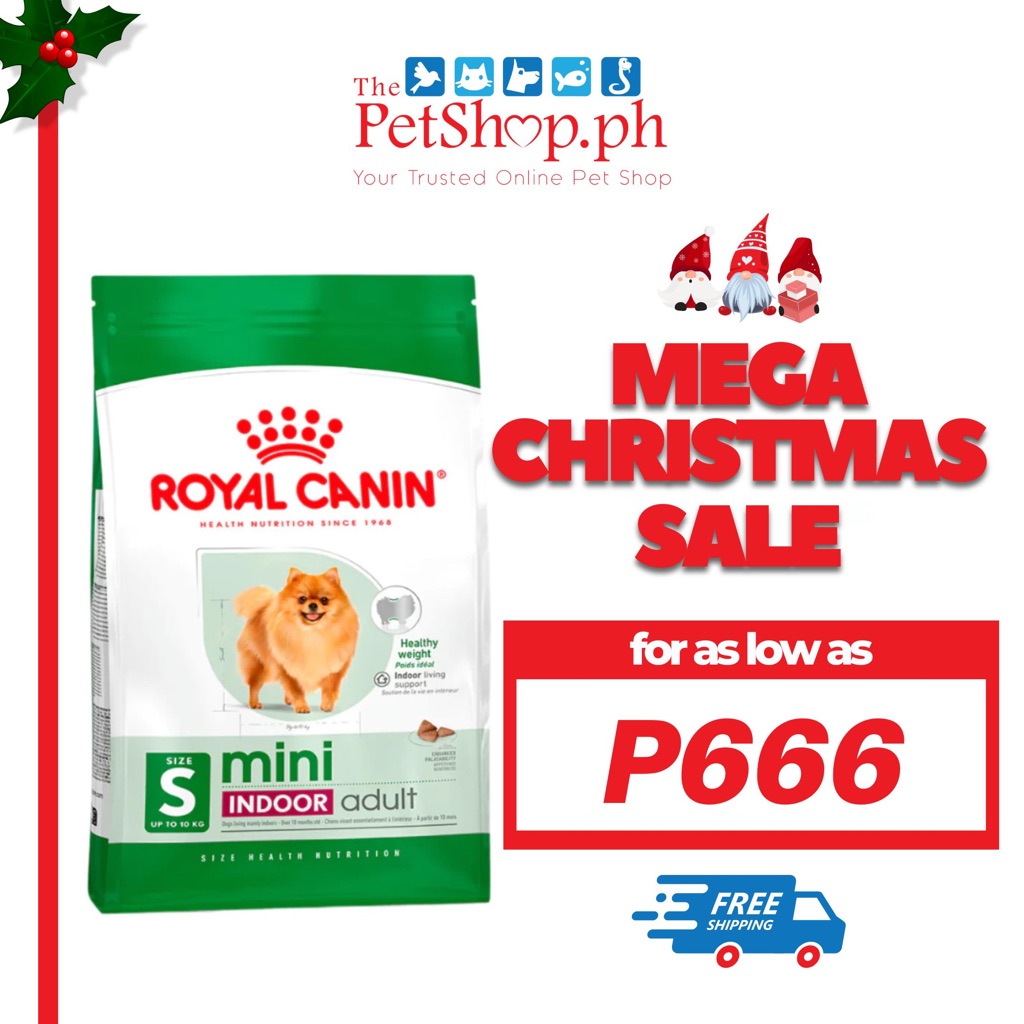 Royal Canin Mini Indoor Adult Dry Dog Food Shopee Philippines