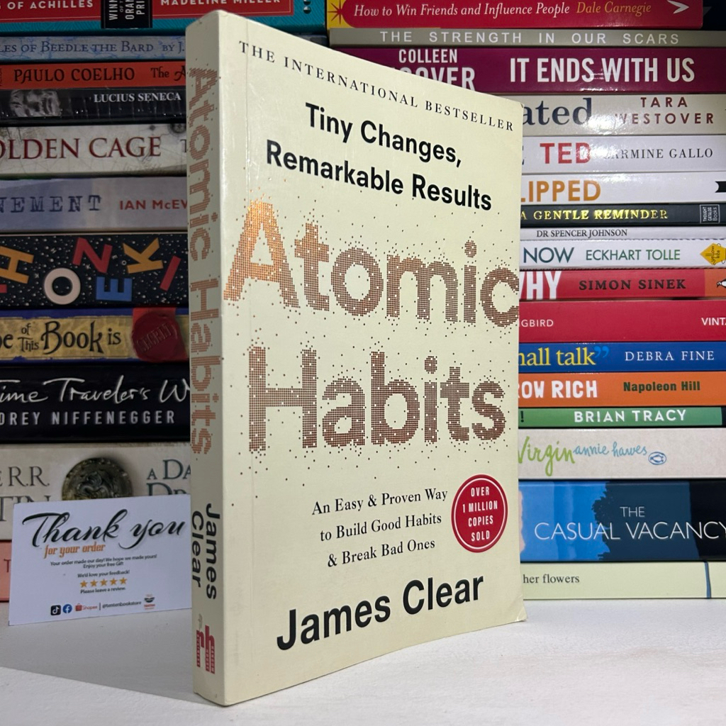 Atomic Habits by James Clear | Bestseller Trade Paperback | Shopee ...