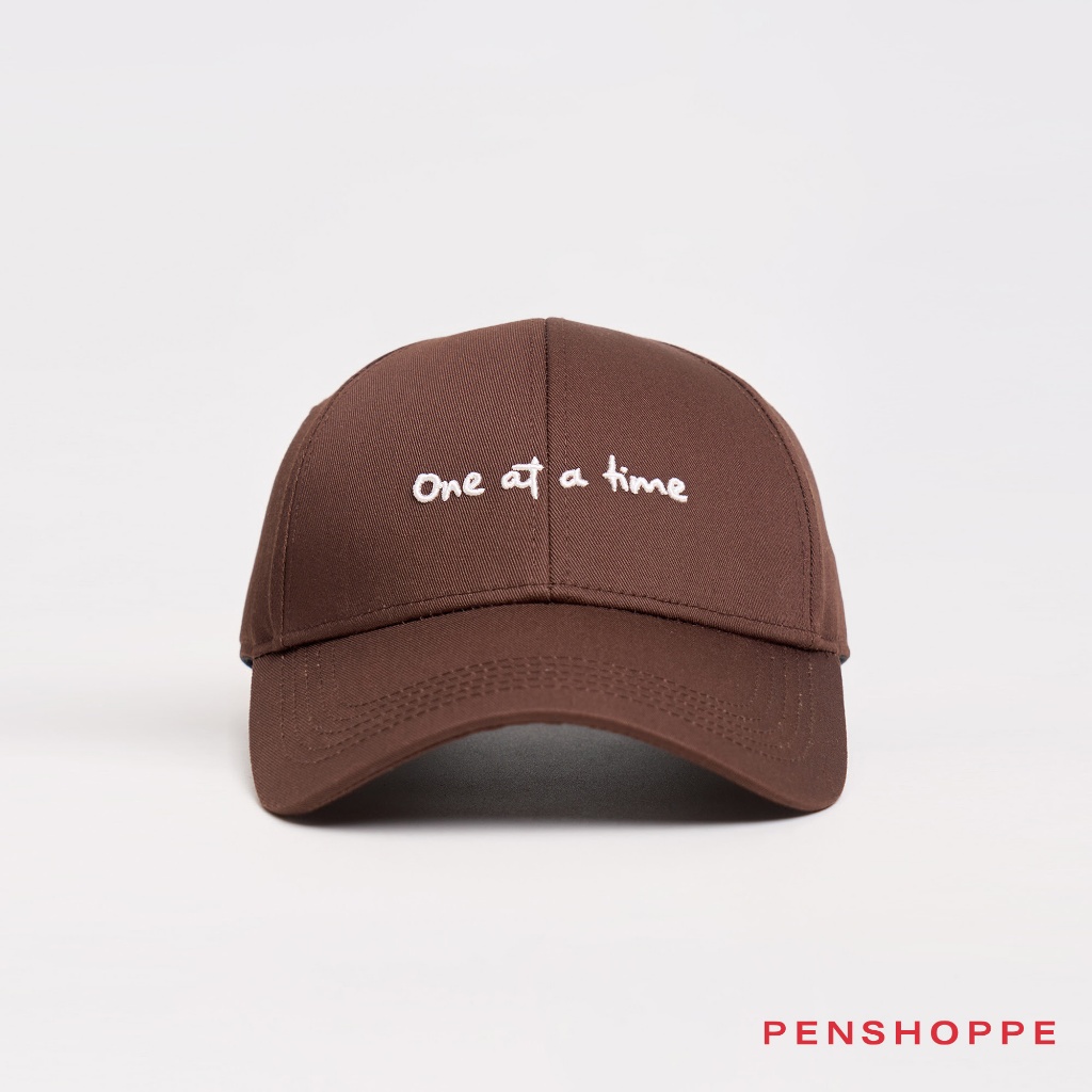 Penshoppe Twill Varsity Cap (Chocolate Brown) | Shopee Philippines