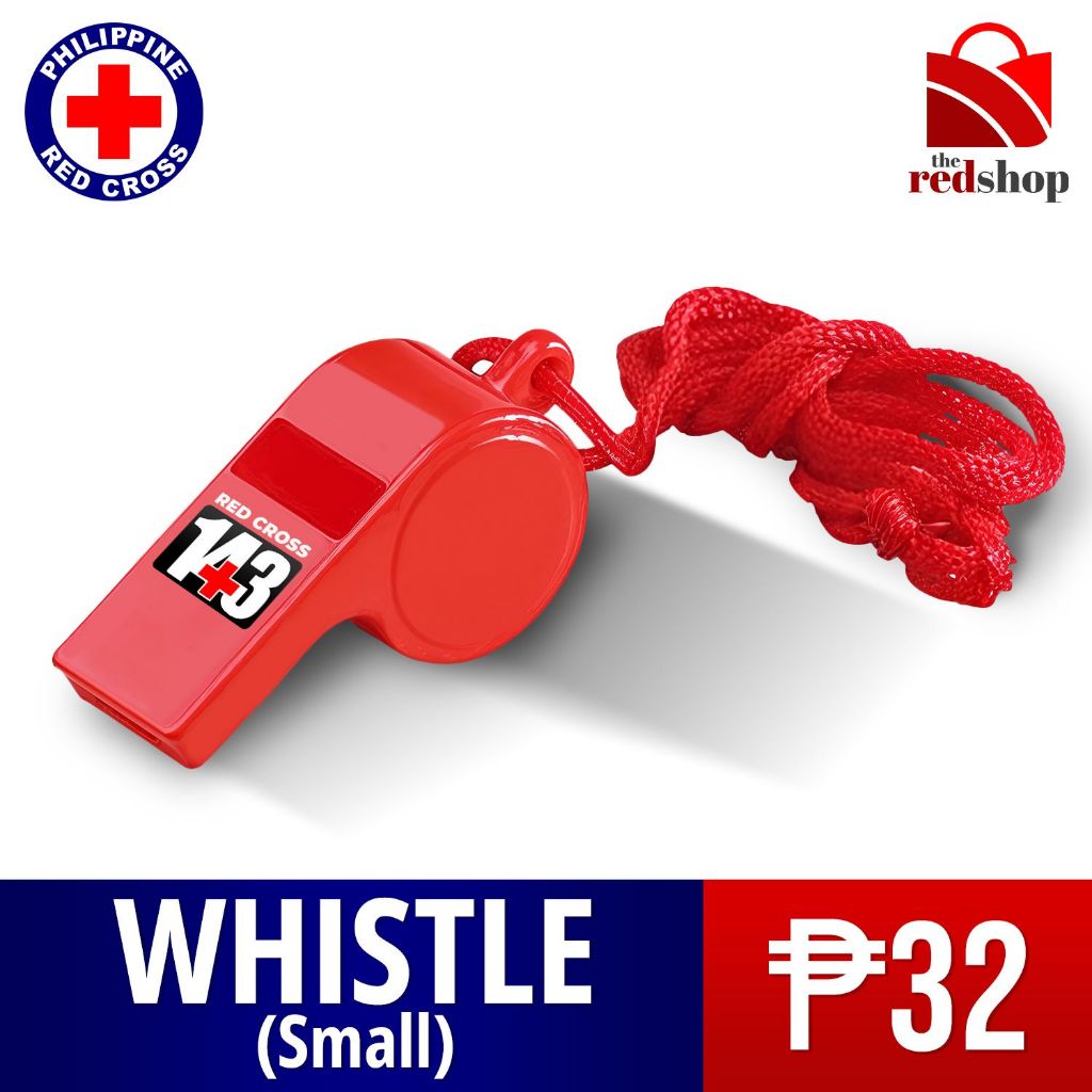 Philippine Red Cross -Whistle (Small) | Shopee Philippines