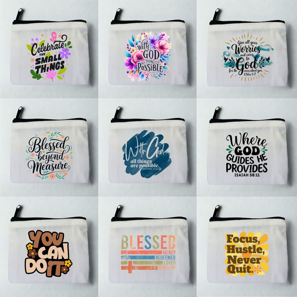 Verses Bible Quotes Giveaways Souvenir Coin Purse 3