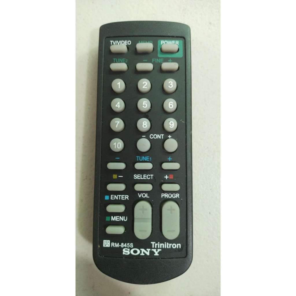 Sony Trinitron RM-845S CRT TV Remote Control Mini Version | Shopee ...
