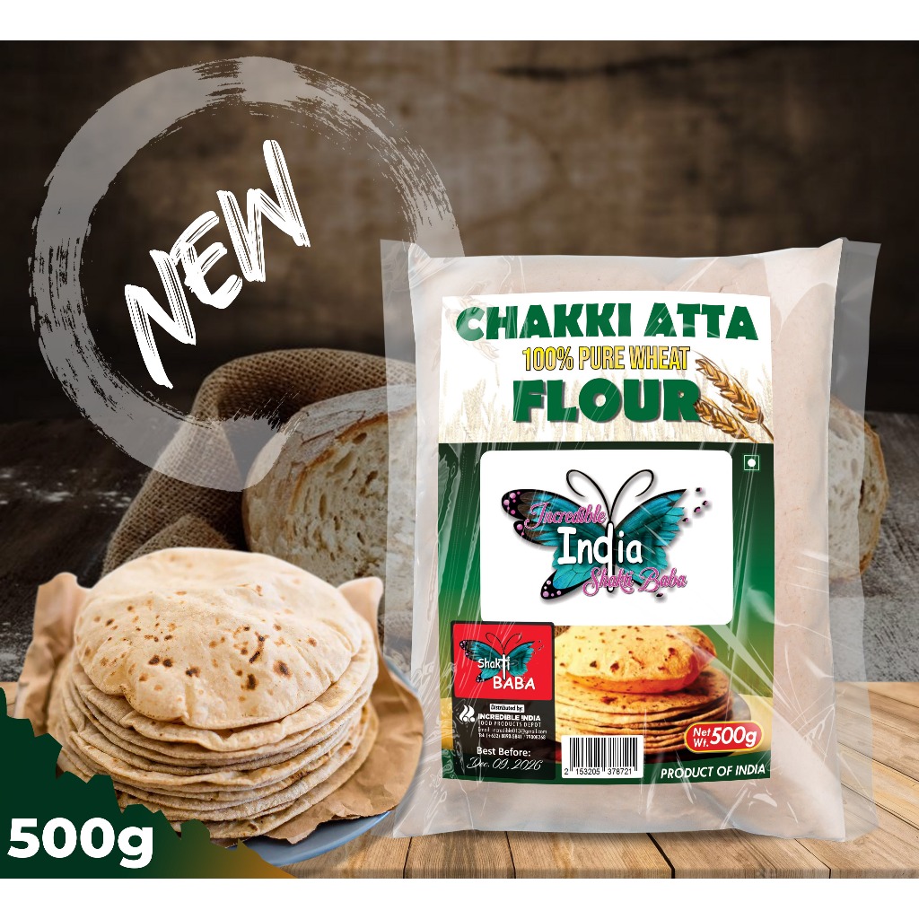 Chakki Atta 100% Pure Wheat Flour 500g | Shopee Philippines