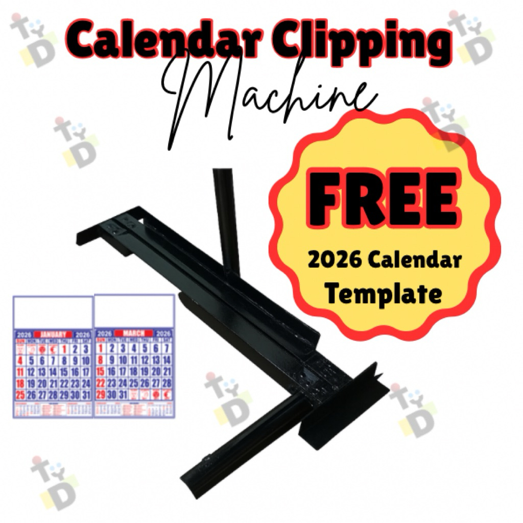 Calendar clipping Machine Heavy Duty A3 size Free 2026 calendar with ...