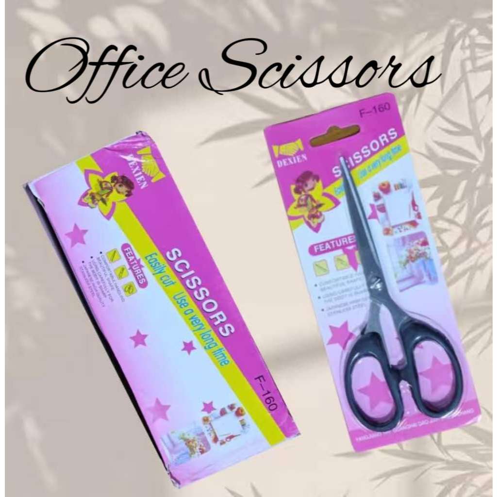 12PCS Office scissors Stationary School Supplies Stainless Steel ...