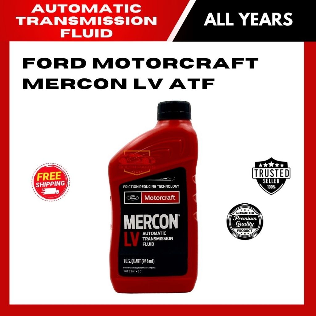 ON SALE! FORD MOTORCRAFT MERCON LV ATF AUTOMATIC TRANSMISSION FLUID ...