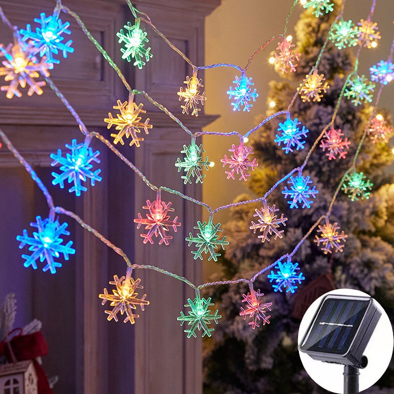 Solar Lights String Outdoor Waterproof Fairy With 8 Lighting Models ...
