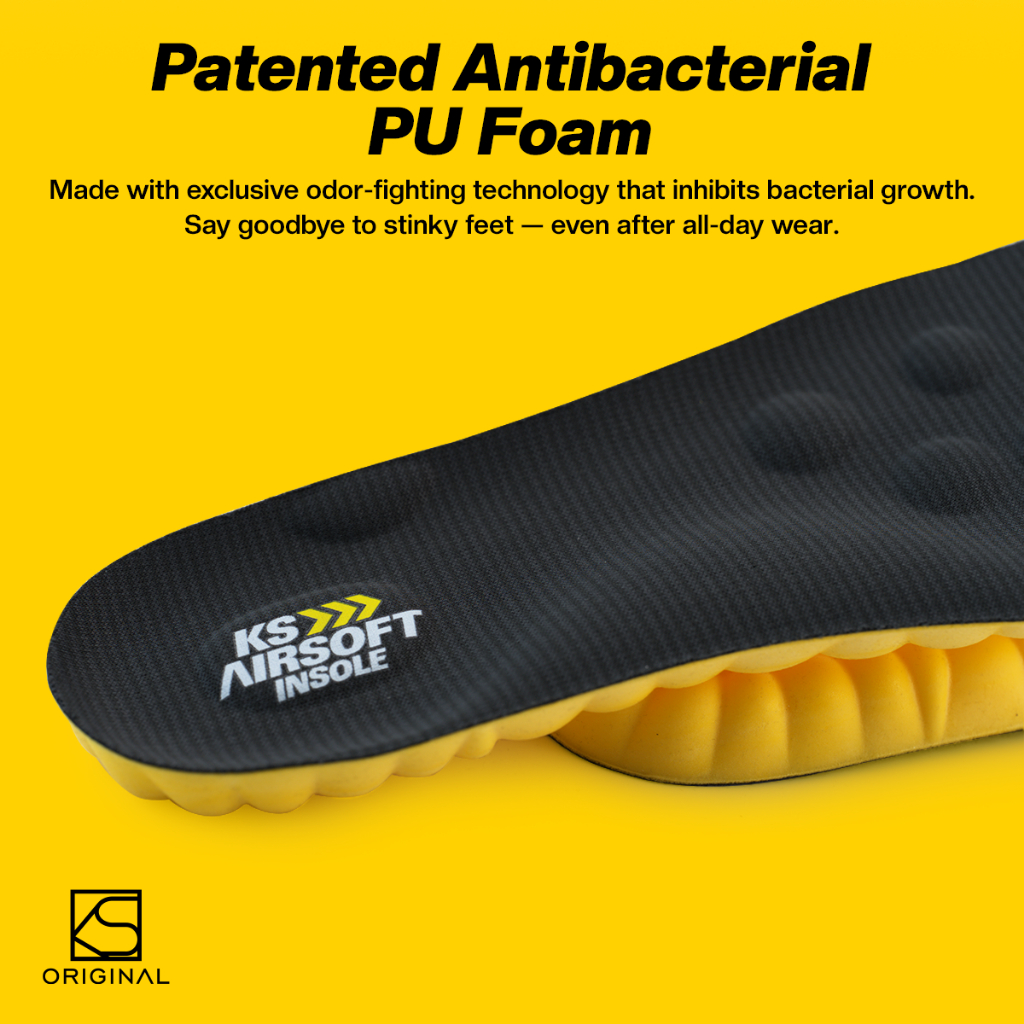 KS AirSoft Insole – Breathable Soft Arch Support Antibacterial Odor ...