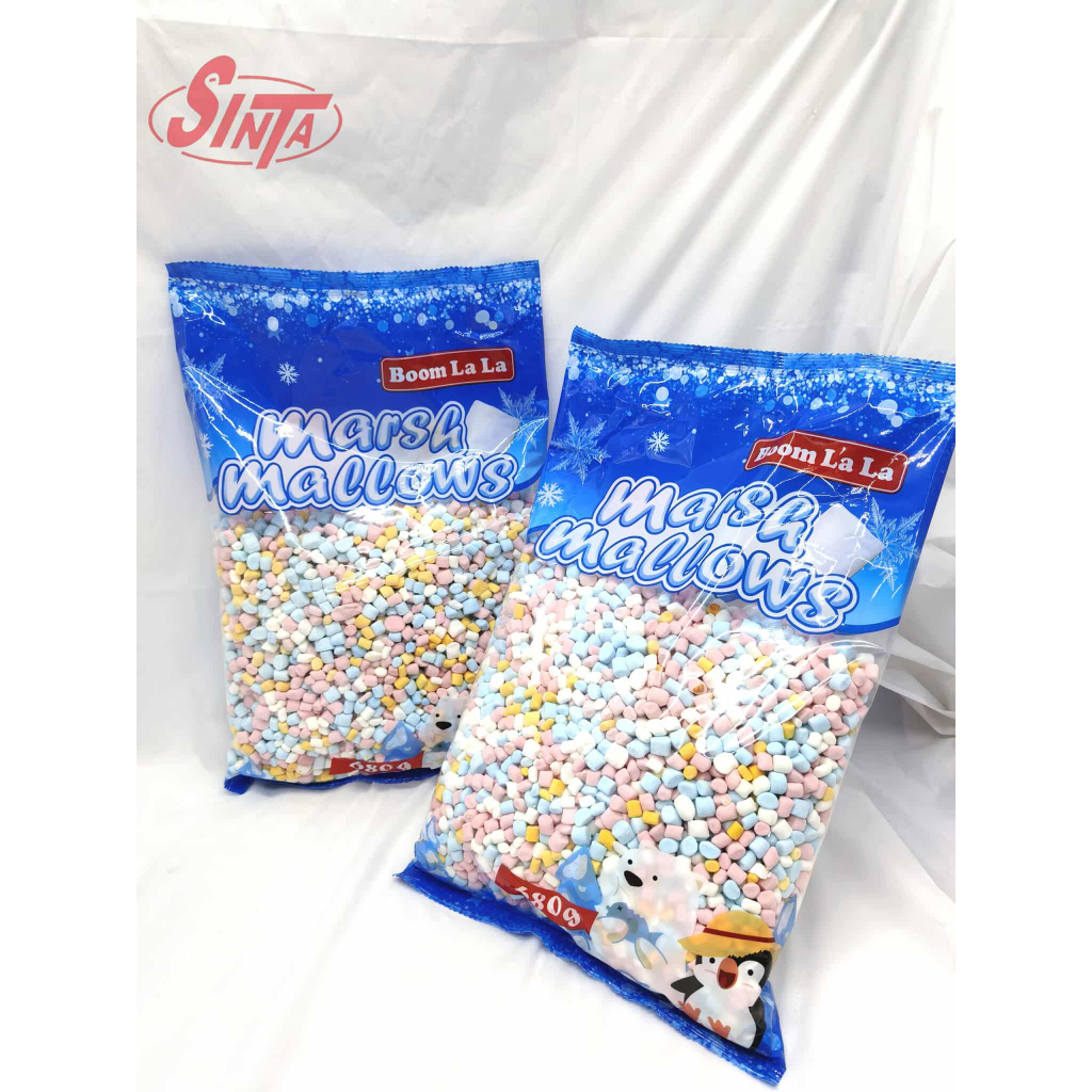 BOOM LALA MINI MALLOWS 680G - Sweet & Fluffy Mini Mallow Treats for ...