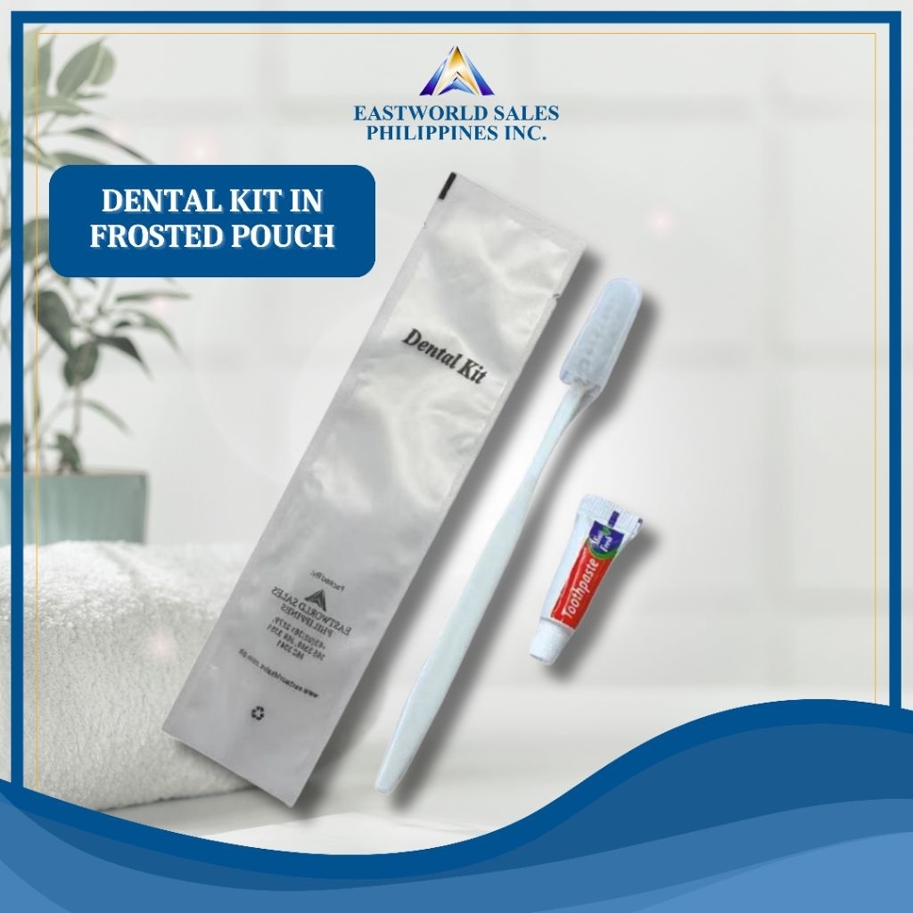 Hotel Dental Kit (20/50/100pcs) | Toothbrush & Toothpaste in Frosted ...