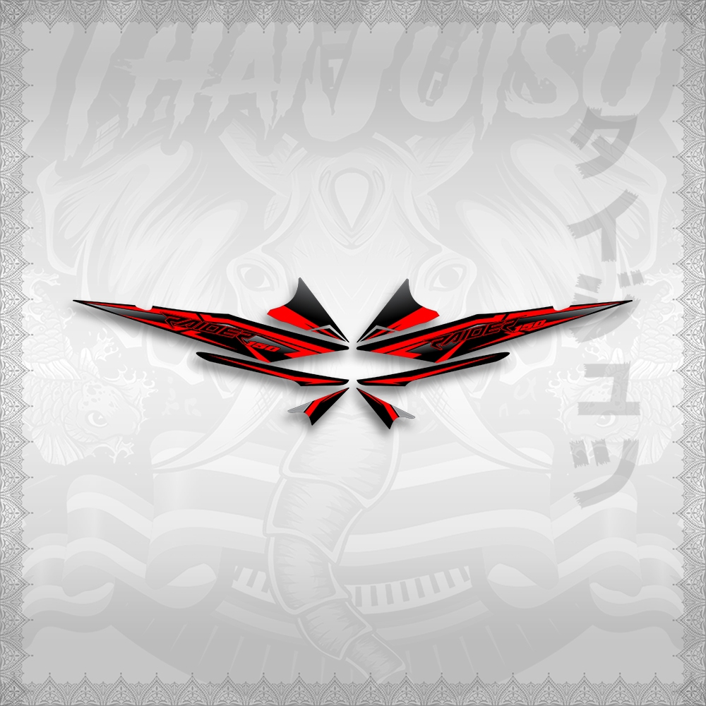 STICKER DECALS for RAIDER 150 1ST GEN (R1GGA) By THAIJUTSU (SOFIE ...