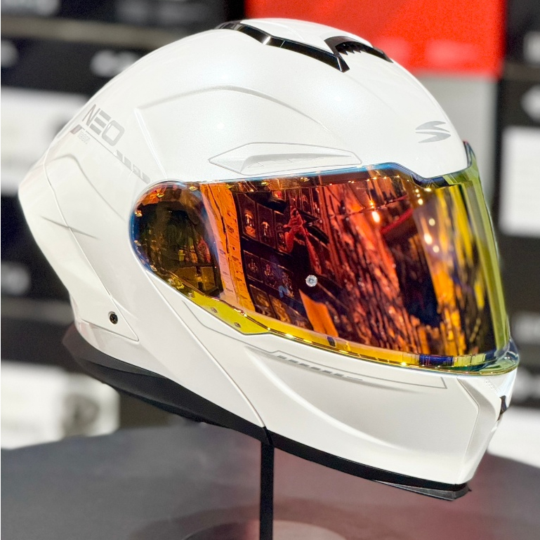 Spyder Neo Icon Modular Dual Visor Helmet for Motorcycle (Free - Main Image