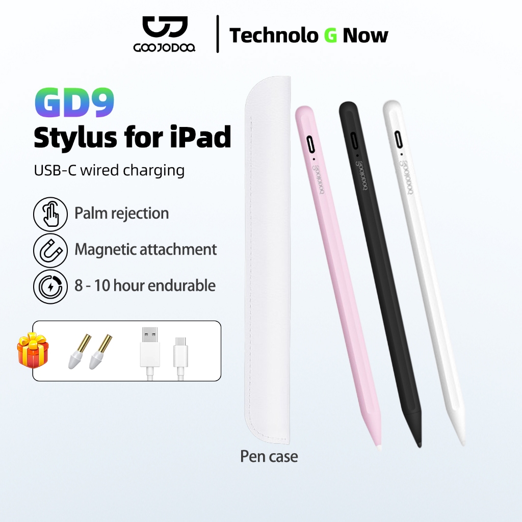 Goojodoq GD9 9th Stylus Pen for ipad Pencil 1st 10th 7th 6th 8th