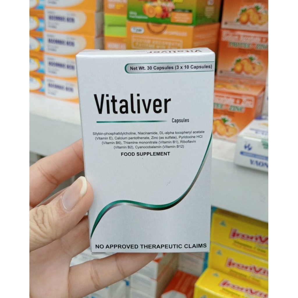 Vitaliver essential phospolipids, Niacinamide, Vit E, Calcium, Zinc ...