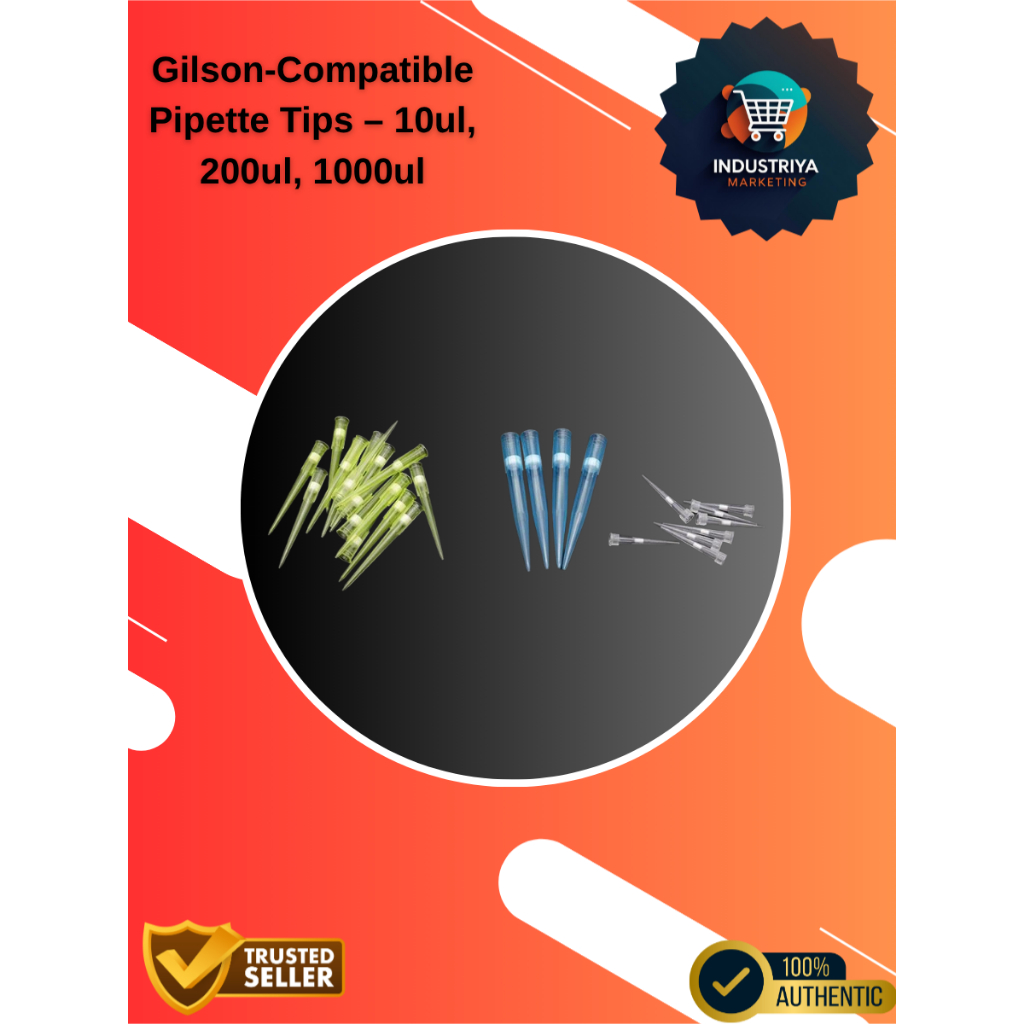 Gilson-Compatible Pipette Tips – 10ul, 200ul, 1000ul | Lab Use ...