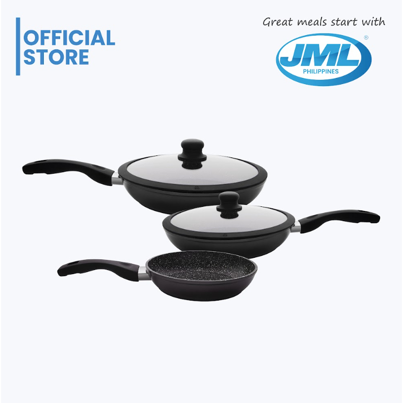 JML Stoneware Ceramic Frying Pan Set HGSPP SSLC | Shopee Philippines