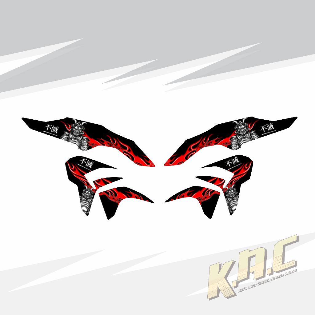 KAC Sticker Decals Click 125i V3 / V4 NEWJDMsamurai | Shopee Philippines