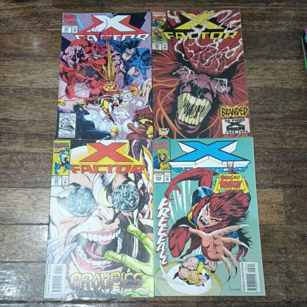 X-Factor Assorted Comics Marvel X-Men Havoc Mystique Sabretooth ...