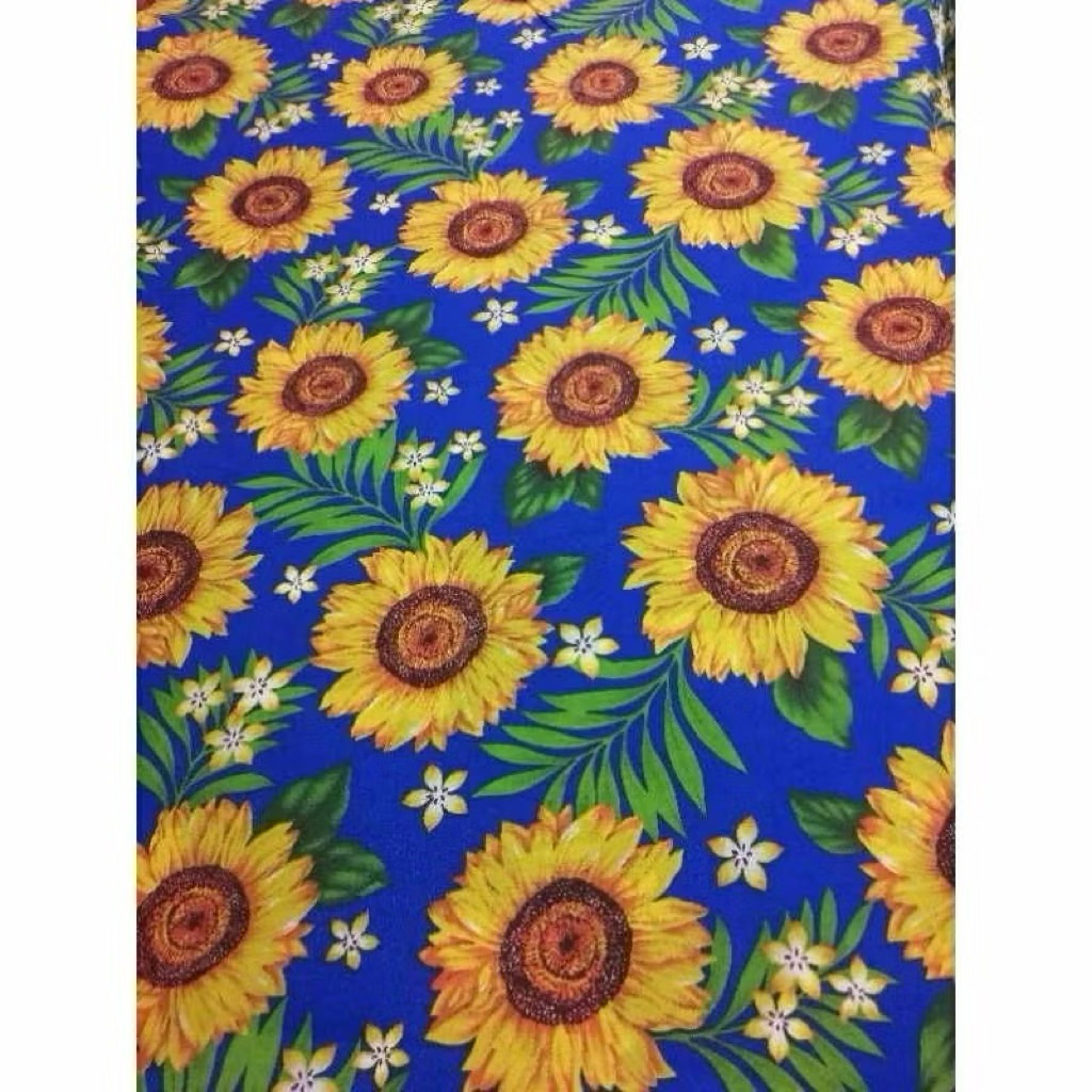 TELA DESIGN (SUNFLOWER) GEANA FUBRIC SOld per yard | Shopee Philippines