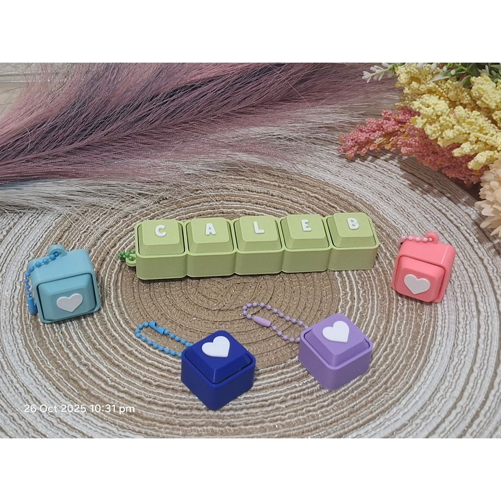 keyboard fidget toy clicker keychain ASMR | Shopee Philippines