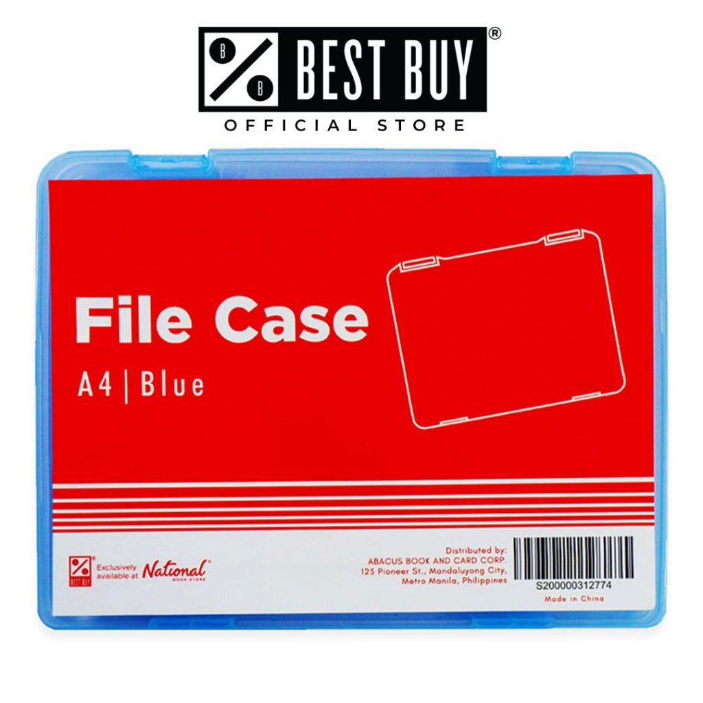 Best Buy File Case ZS-A03S A4 Double Lock, Blue | Shopee Philippines