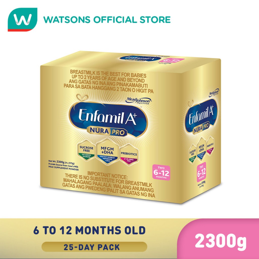 ENFAMIL A+ Two NuraPro Powdered Milk Supplement Powder for 6 to 12 ...