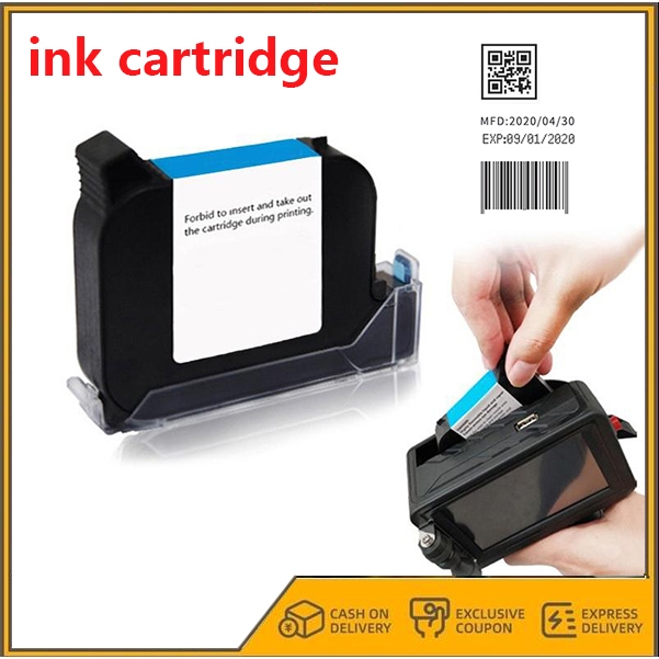 Handheld Inkjet Printer Inkjet Cartridge,12.7mm eco solvent-based fast ...
