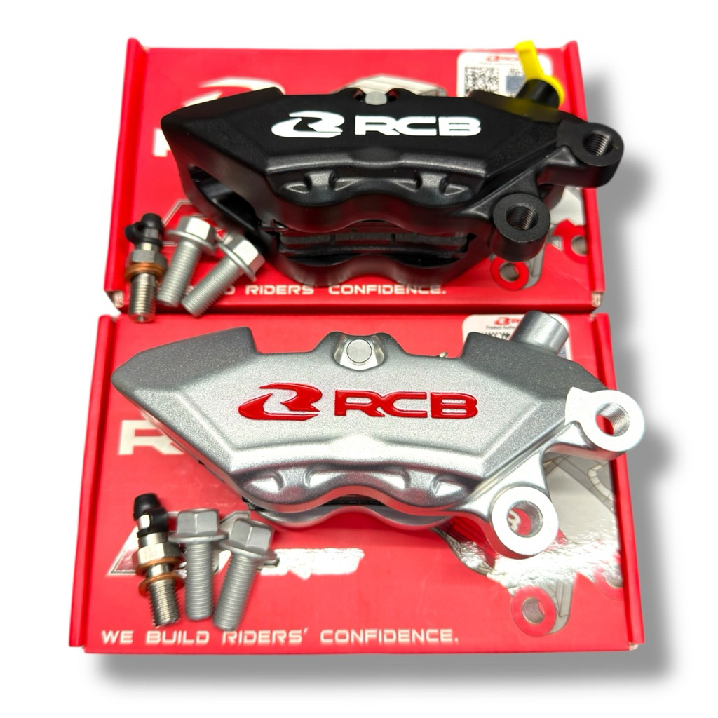 ☑️RCB R1 CALIPER 4pot Black/Silver | Shopee Philippines