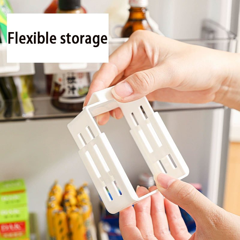 Refrigerator Side Door Hanging Shelf Bin Storage Adjustable Fridge ...