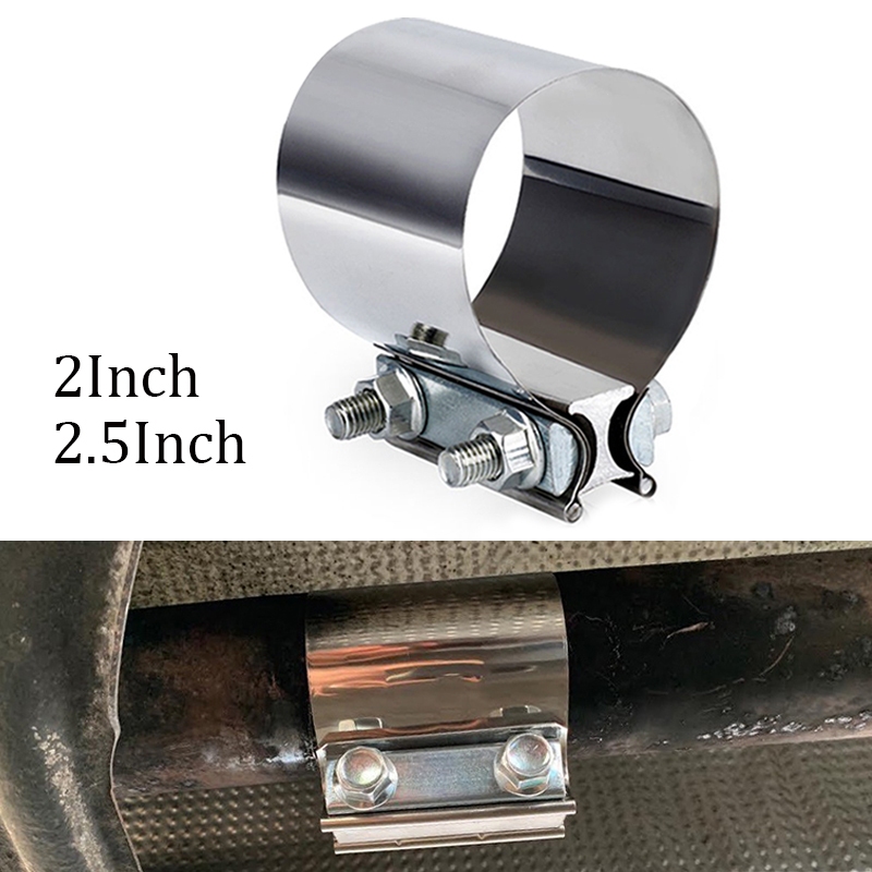 2.0 2.5 Inch Exhaust Pipe Clamp Stainless Steel Sleeve Coupler ...