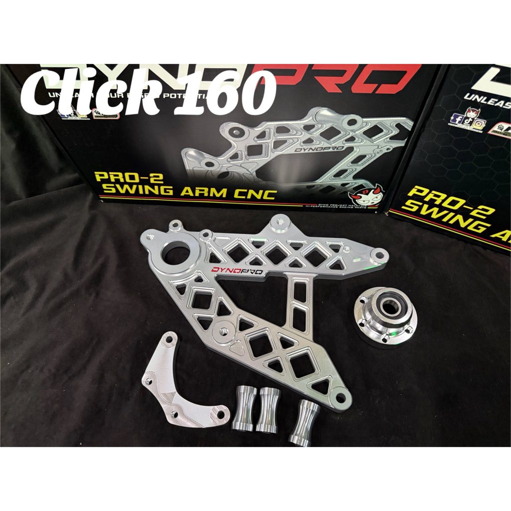 DYNO PRO CNC LIGHTEN SWING ARM ALLOY CLICK 125 / CLICK 160 / NMAX V2 ...