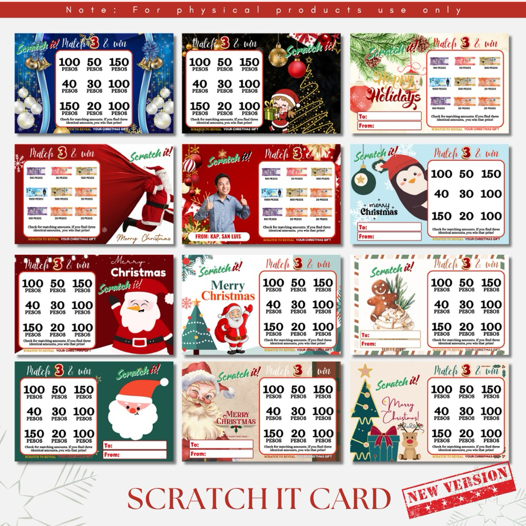 christmas scratch card - Best Prices and Online Promos - Oct 2026 ...