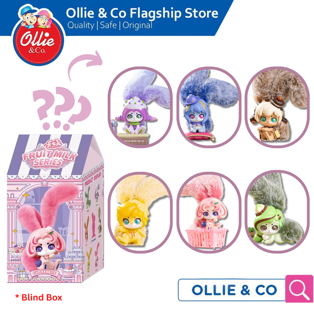 Awake Toys Cup Rabbits Fruit Milk Series Blind Box Figurines, Blind Box ...