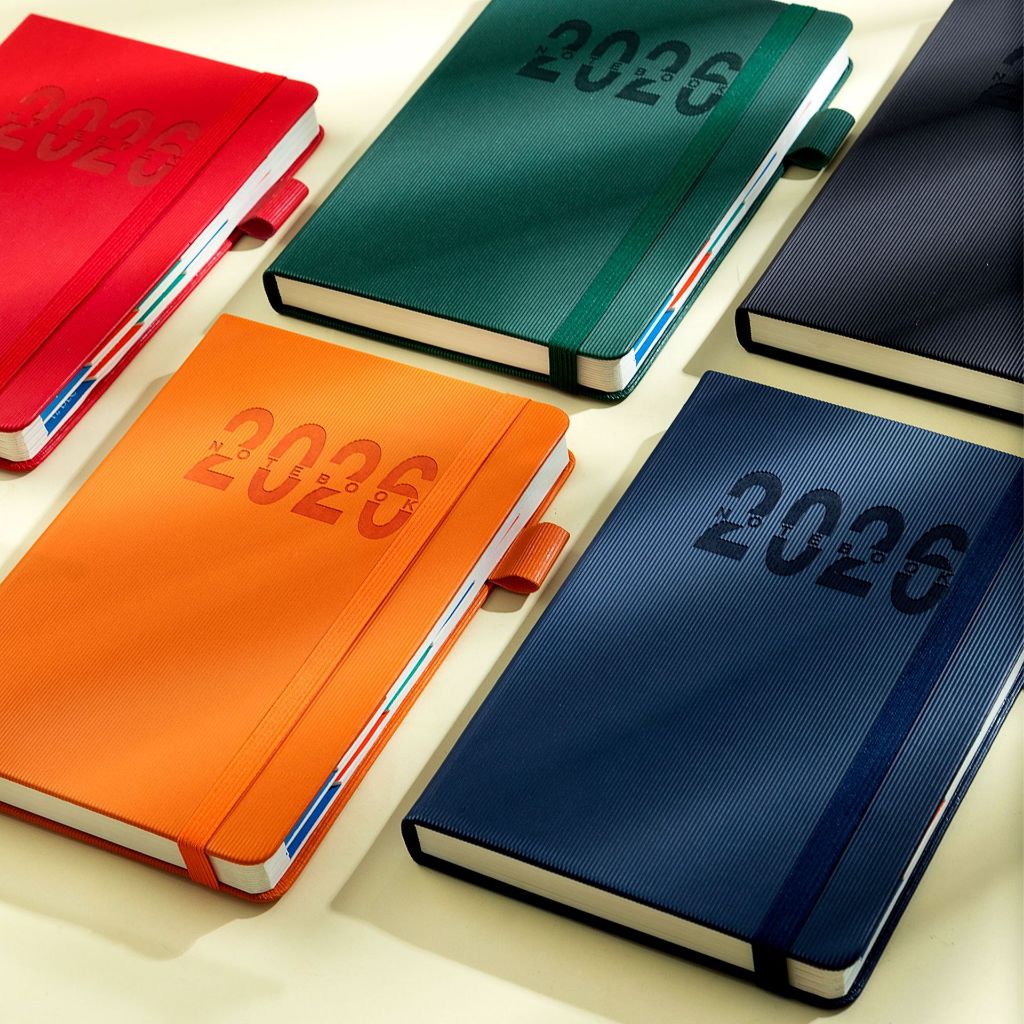 2026 Vertical Line Pattern 365-Day Schedule Planner with Band - Time ...