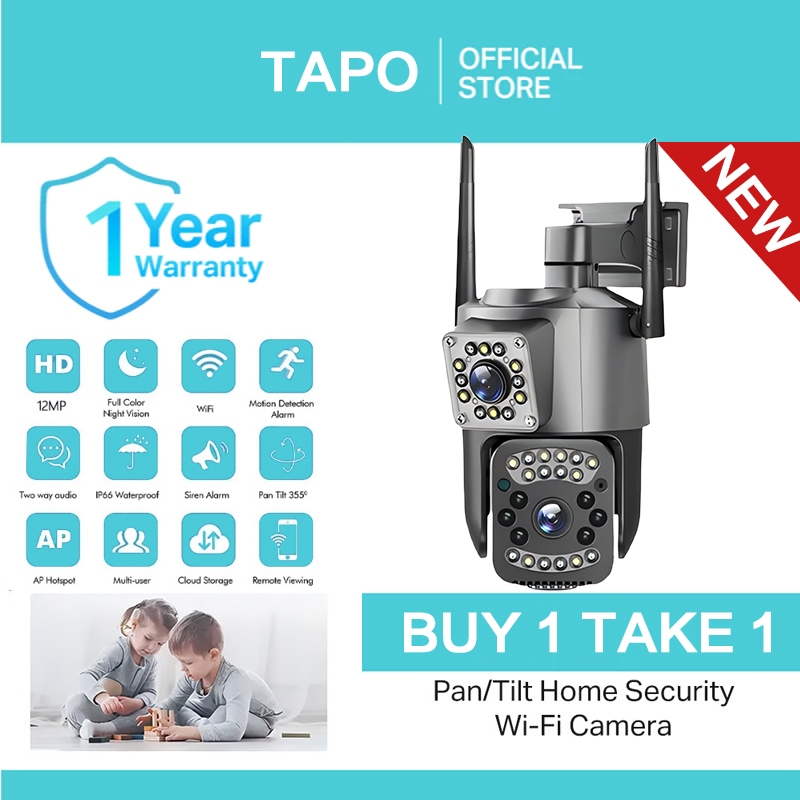 V380 PRO CCTV WIFI Camera Connect Cellphone 5K Dual Lens Night Vision ...