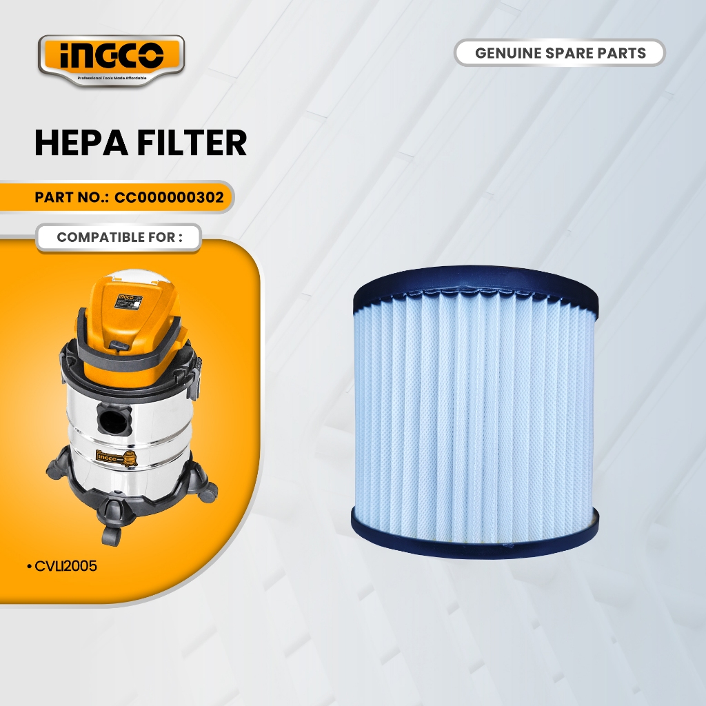 INGCO CC000000302 Hepa Filter For CVLI2005 20V Cordless Vacuum Cleaner ...