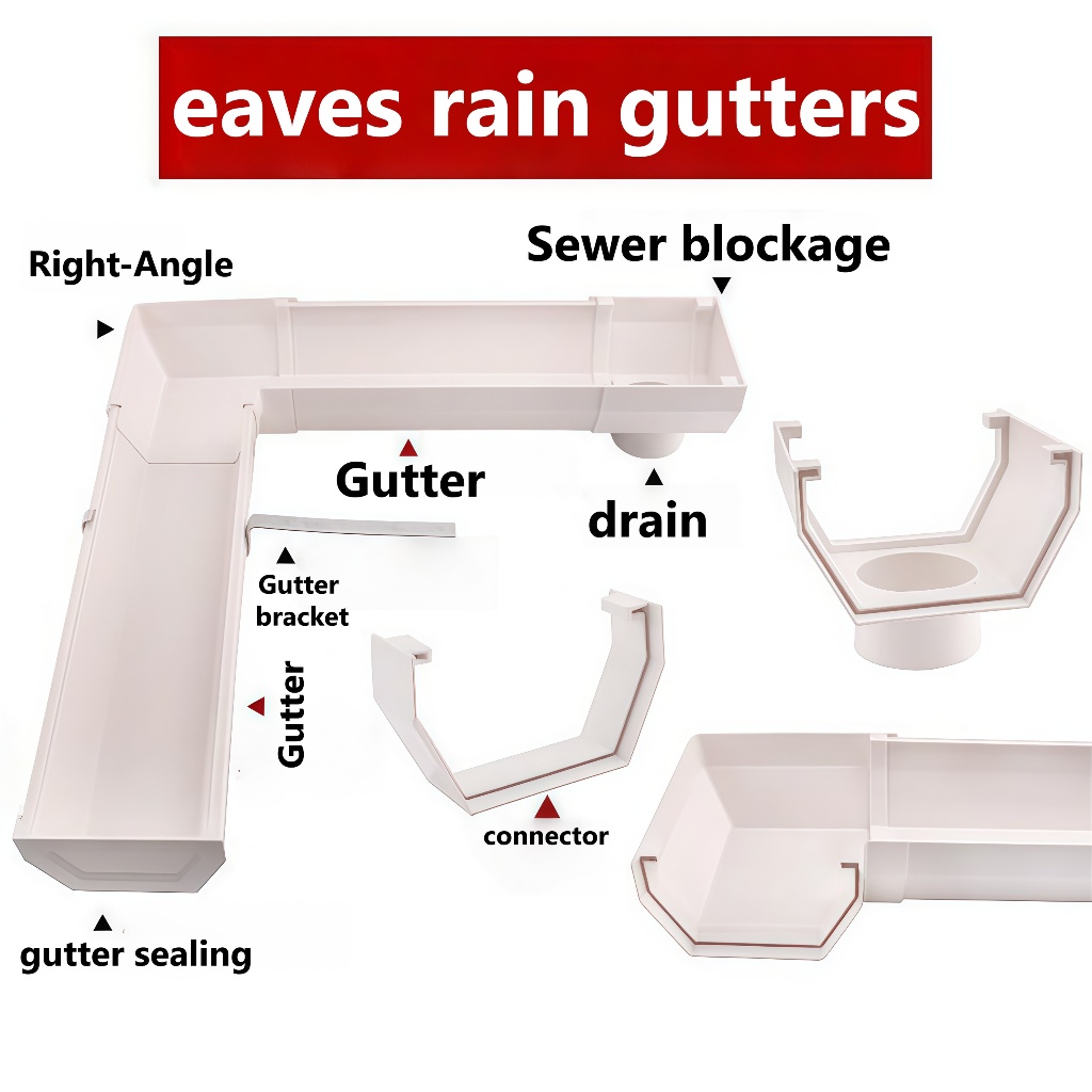 PVC Alulod Roof Gutter 160mm | Rainwater Channel | 4ft Gutter for House ...