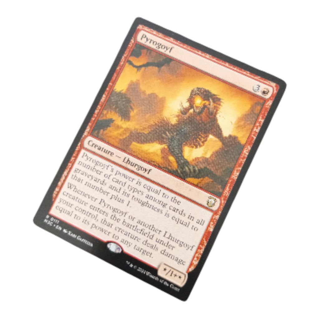 MTG Card PYROGOYF Magic the Gathering Trading Card Game Red | Shopee ...