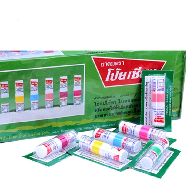 Poysian 2 in 1 inhaler from Thailand (SOLD PER BOX) 5 DOZEN per box ...