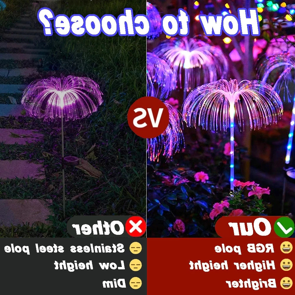 NAKAPAMURA SALE!!!Waterproof Solar Jellyfish Lamp Solar Outdoor Light F ...