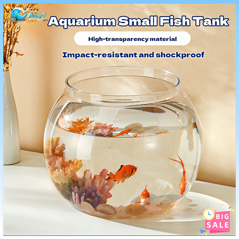 Plastic High Transparency Fish Tank | Small Indestructible Aquarium for ...