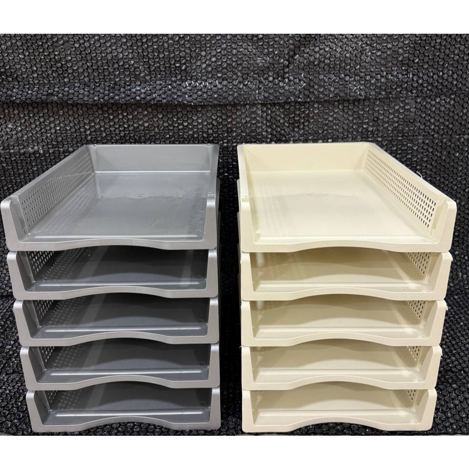 2 to 5 layers of documents tray 39x28 cm / stackable office & desk ...
