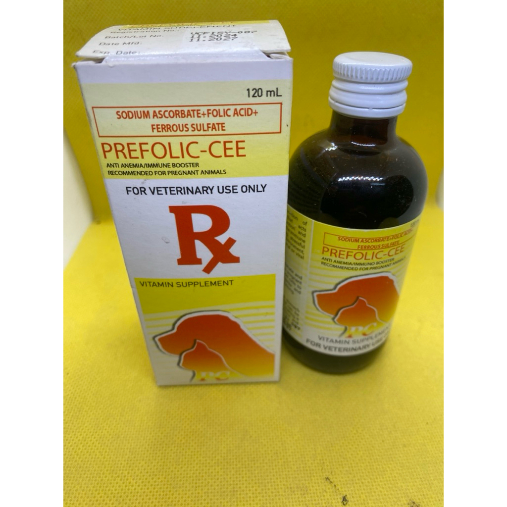 Prefolic-Cee 120ml. (Vitamins&Minerals) for dogs and cats recommended ...